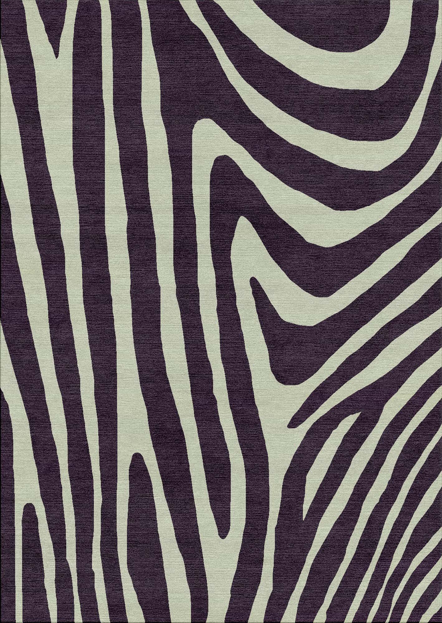 Cadrys Animals Zebra I Purple